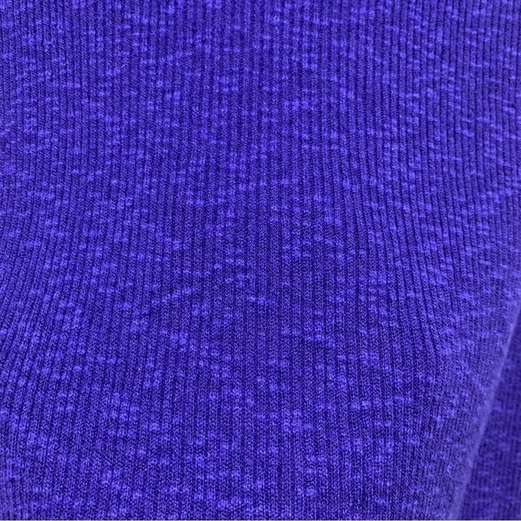 Eileen Fisher Linen Cotton Blend Blue Lightweight Knit Cardigan Sweater sz XS - Picture 8 of 10